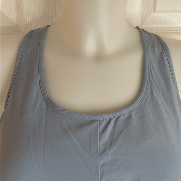 HALARA BREEZEFUL RACER BACK WITH POCKETS HI LOW MIDI DRESS LIGHT BLUE SZ XL - Picture 6 of 14
